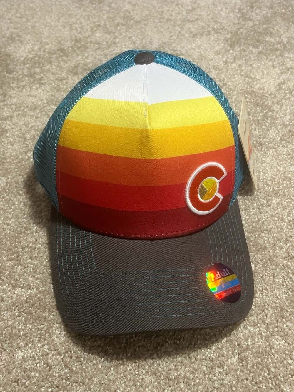 Yo Colorado SUNSET FADER TRUCKER HAT-NEW WITH TAGS